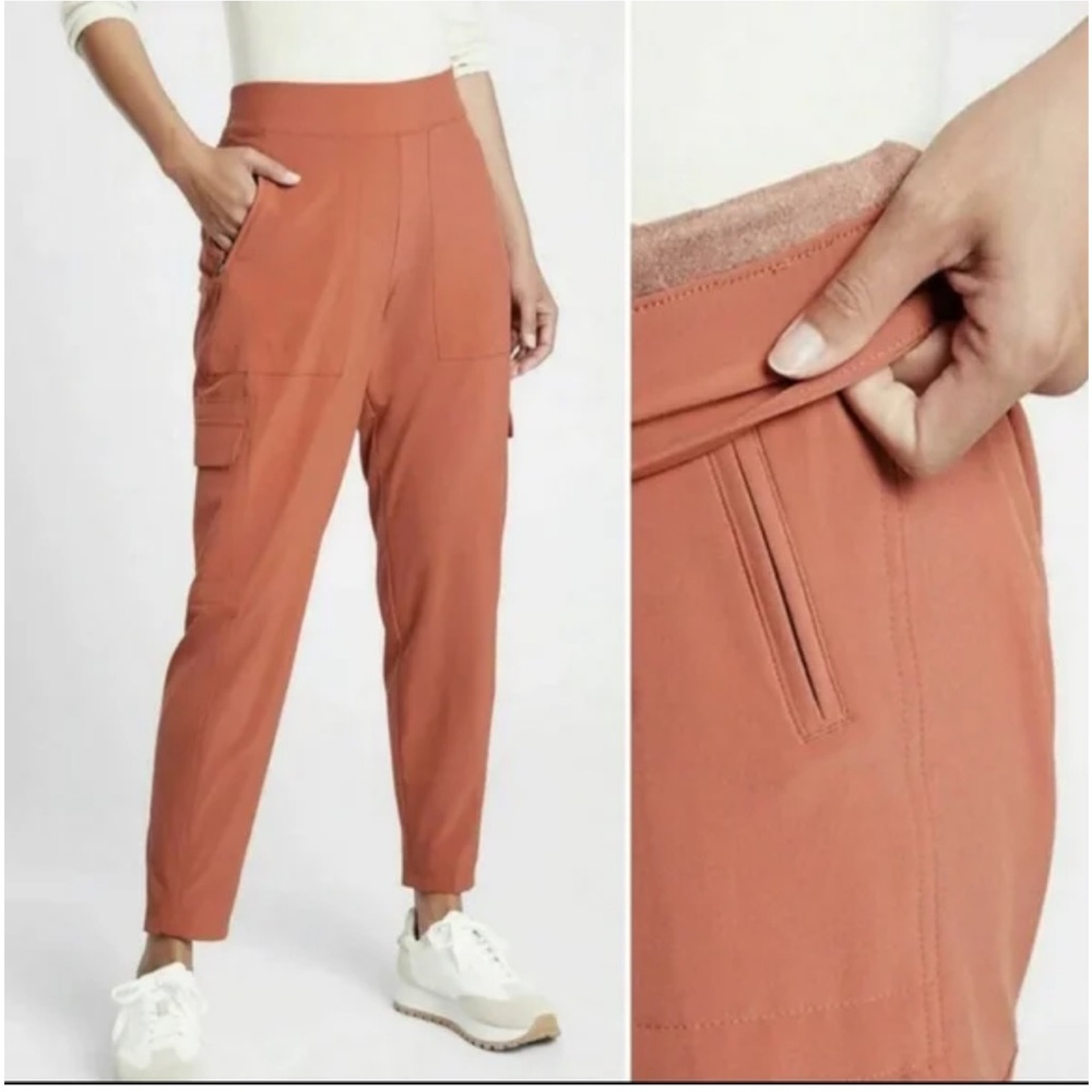 Athleta‎ Women's Etruscan Red Chelsea Cargo Lined Pant Style #631619 Size 12